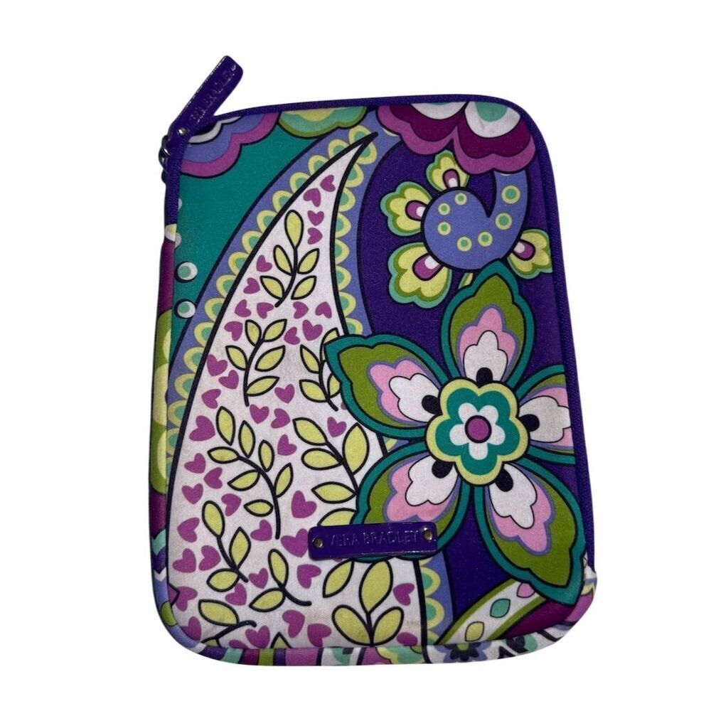 Vera Bradley Purple Floral iPad eReader Sleeve Case